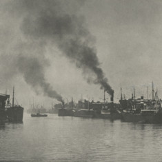 Photograph of middle harbour. Port of Blyth, Northumberland