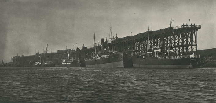 Photograph of Blyth Shipbuilding Companies Graving Docks No 3/4/5 Blyth Northumberland