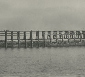 Photograph of East Pier strengthening, Blyth, Northumberland.