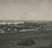 Photograph of West Side of South Harbour, Blyth, Northumberland.