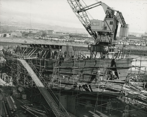 Photograph of superstructure of Crofton