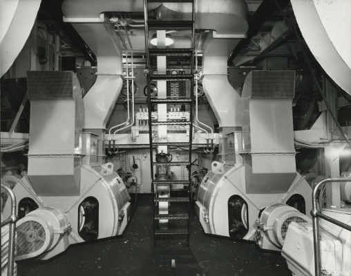 Photograph of engine room on Crofton