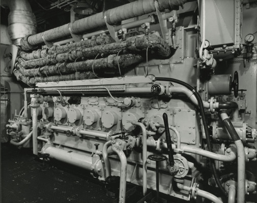 Photograph of area of engine room on Crofton