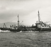 Photograph of Crofton at sea, Renfrew, Scotland[?]