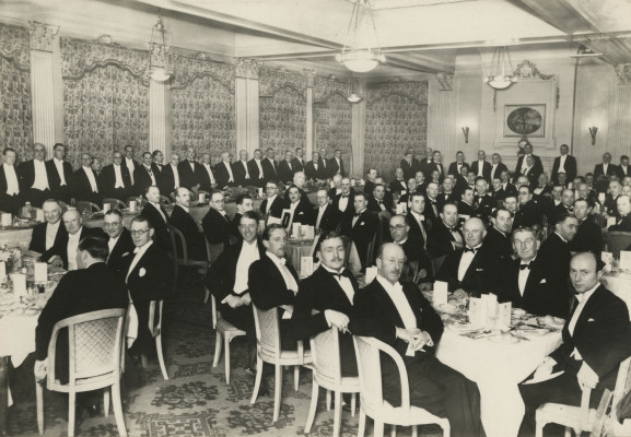 Photograph of dignitaries at a function