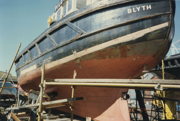 Photographs of pilot cutter Blyth in Blyth Harbour, Blyth, Northumberland.