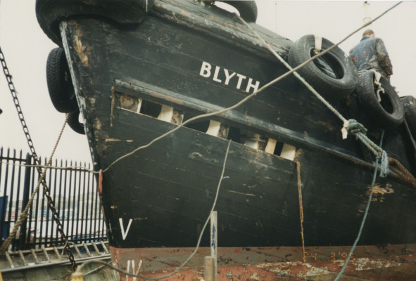 Photograph of pilot cutter Blyth in Tyne Slipway, North Shields, Tyne & Wear