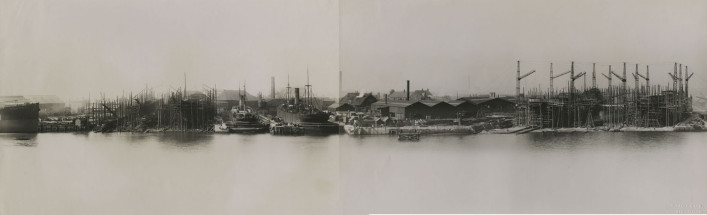 Photographs of Blyth Shipbuilding Co. Blyth Harbour, Blyth, Northumberland.
