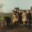 Photograph of tree planting ceremony, Blyth, Northumberland.