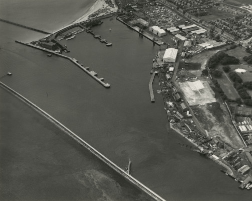 Aerial photograph of Blyth Harbour
