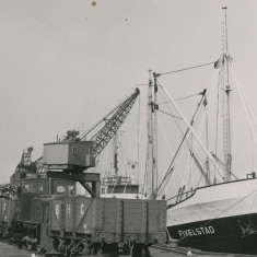 Photograph of ship "Fivelstad", Blyth Harbour, Blyth, Northumberland.