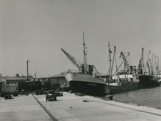 Photograph of ships 