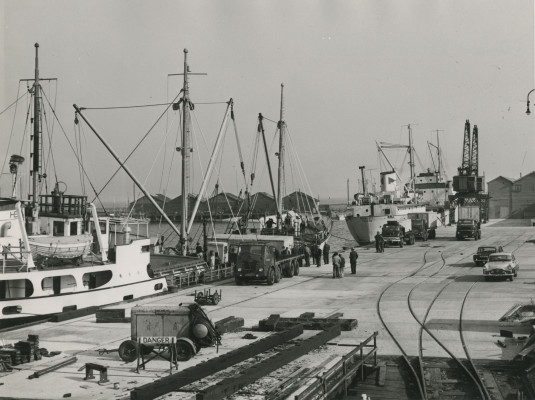 Photograph showing ship 