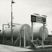 Photograph of 'Shell' & 'BP' Marine storage tanks. Blyth Harbour, Blyth Northumberland.
